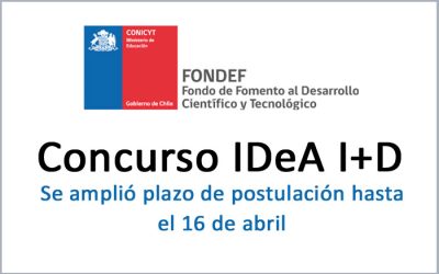 Se amplió plazo de postulación hasta el 16 de abril